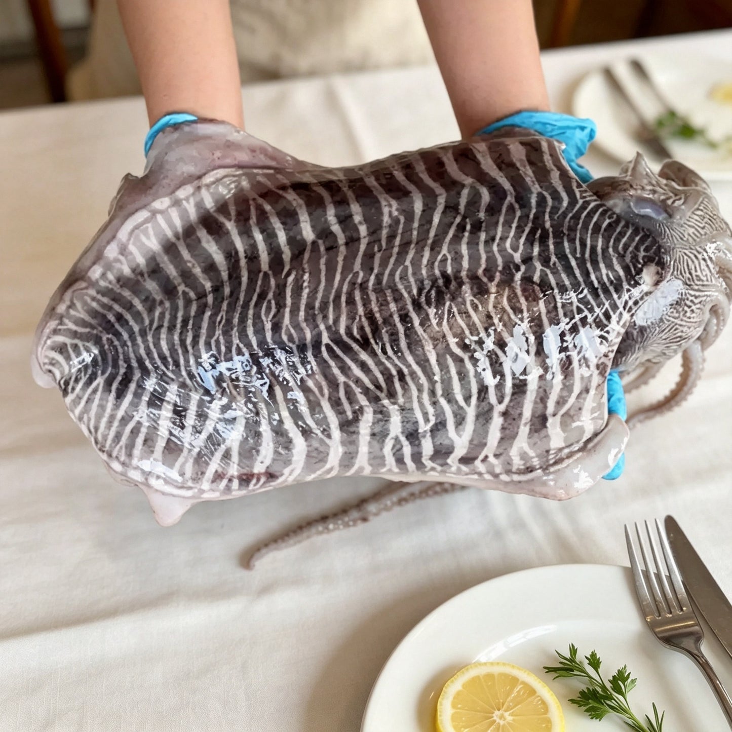 Frozen Giant Cuttlefish