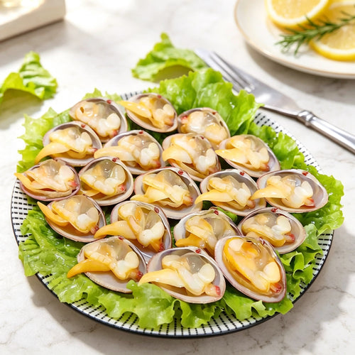 Frozen Sand-Free Large Yellow Clams