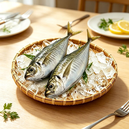 Frozen Farm-Raised Small Horse Mackerel